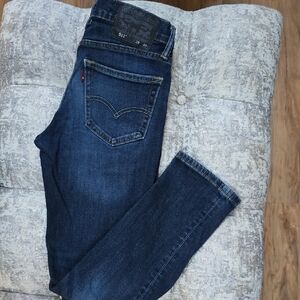 Levi's 511 Black LABEL Dark Blue Straight Leg Jeans